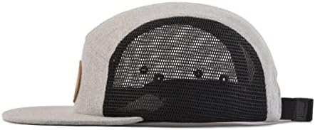 Sixhats חץ רשת אפור 5 כובע פאנל | יוניסקס | גודל אחד מתאים לכל | רצועה מתכווננת | פרופיל נמוך | כובעים